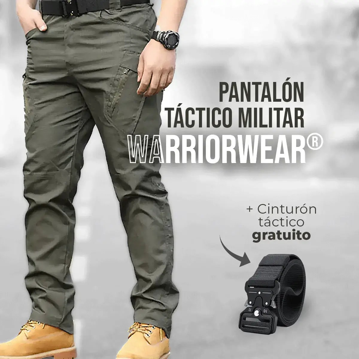 Pantalón Táctico Militar WarriorWear® (+ Cinturón Táctico Gratis)