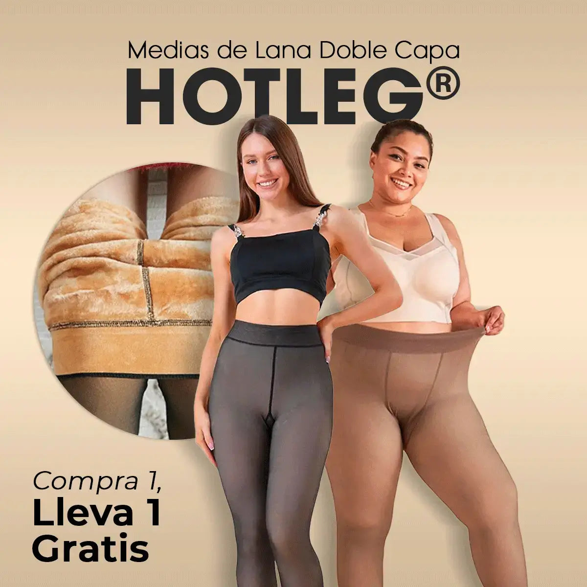 Medias de Lana Doble Capa HotLeg® (Compra 1, Lleva 1 Gratis)