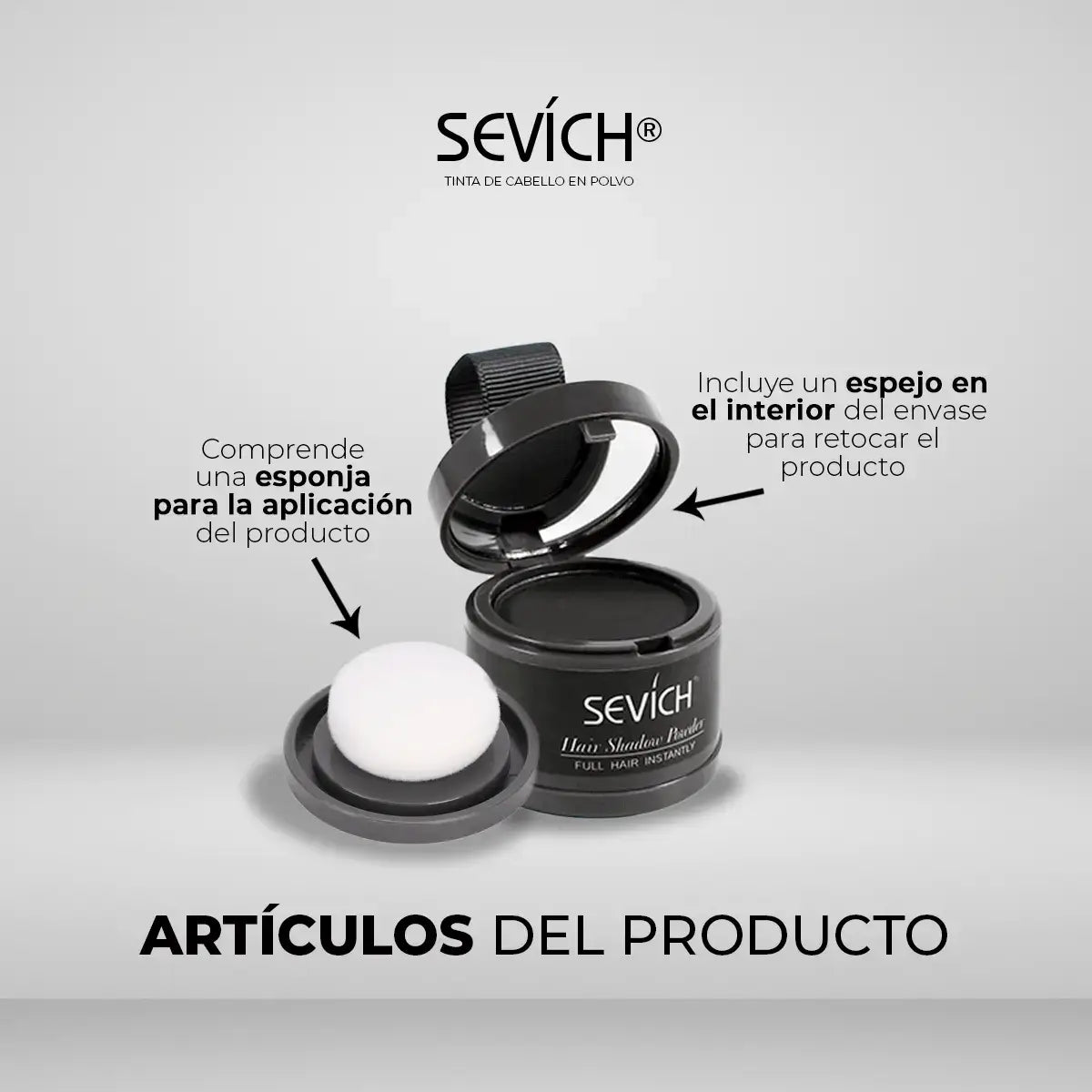 Tinta de Cabello en Polvo Sevích® - Cubre Todas las Canas (Compre 1, Lleve 2)