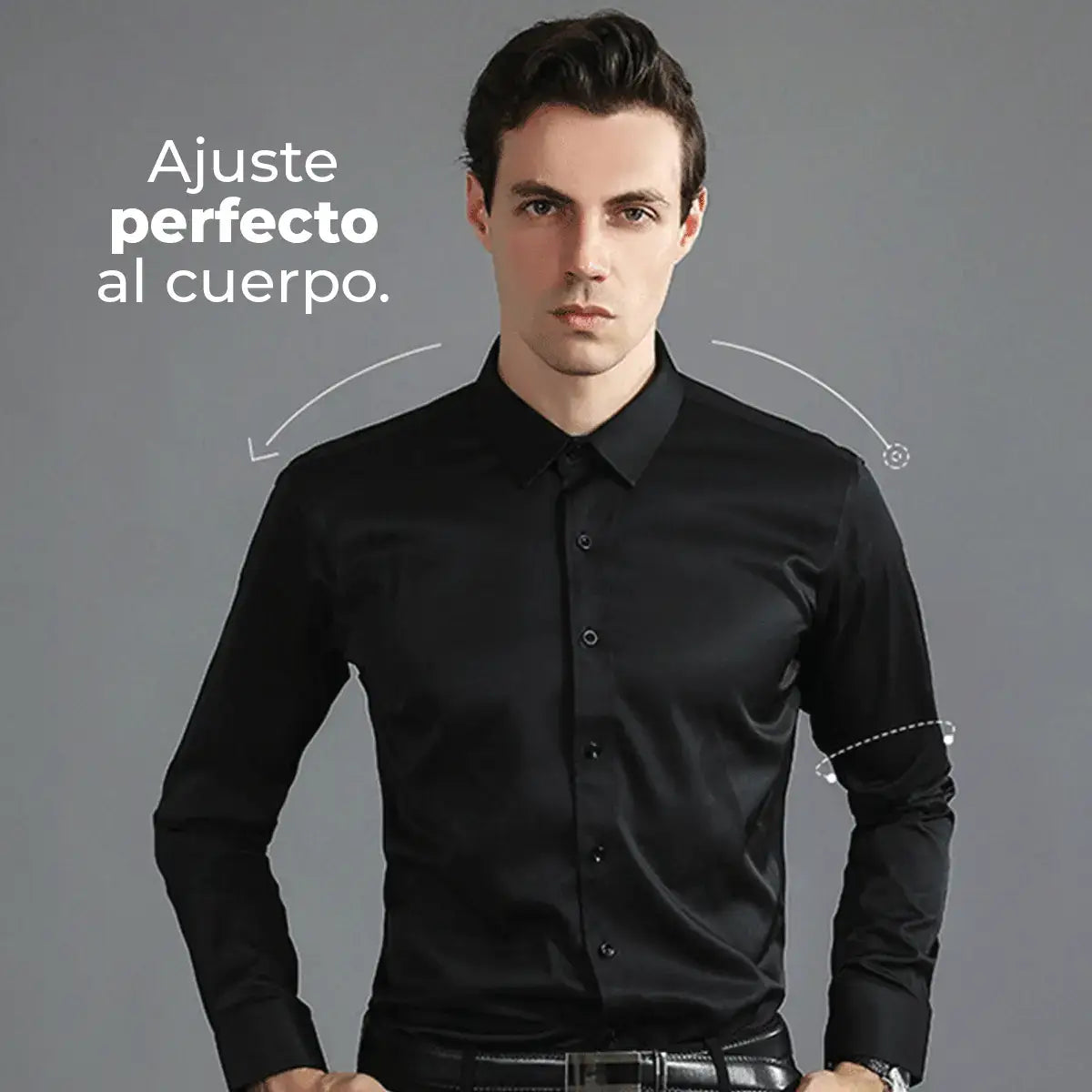 Camisa de Vestir Slim Fit para Hombre UltraTech™ (Compra 1, Lleva 1)