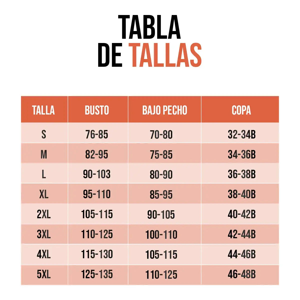 Guía de Tallas