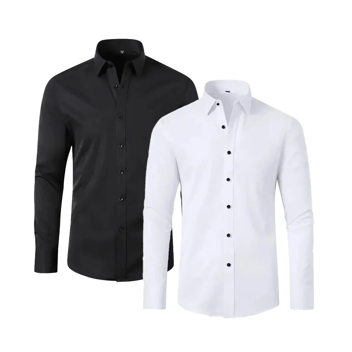 Camisa de Vestir Slim Fit para Hombre UltraTech™ (Compra 1, Lleva 1)