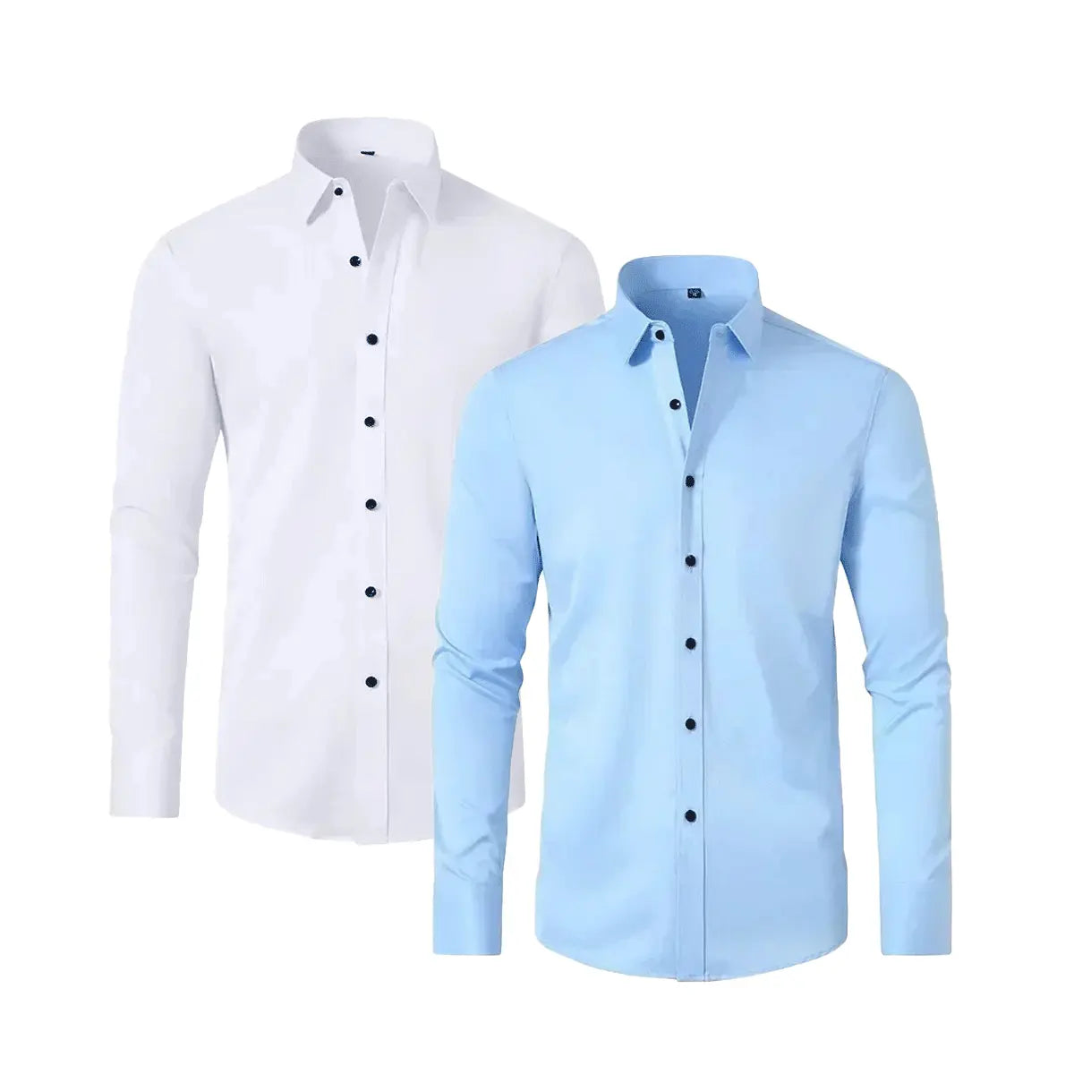 Camisa de Vestir Slim Fit para Hombre UltraTech™ (Compra 1, Lleva 1)